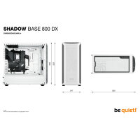 Midi be quiet! SHADOW BASE 800DX White