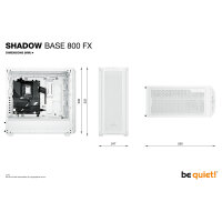 Midi be quiet! SHADOW BASE 800FX White