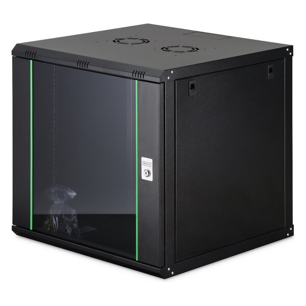DIGITUS Wandgehäuse Dynamic 12HE 607x600x600mm schwarz