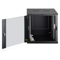 DIGITUS Wandgehäuse Dynamic 12HE 607x600x600mm schwarz