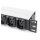 DIGITUS PDU 1HE 8xC13 2xC19 Ausgänge 230V/16A schwarz