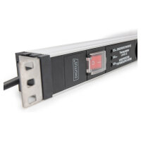 DIGITUS PDU 1HE 5x Schuko 16A Ausgänge 230V/16A schwarz