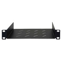 DIGITUS Fachboden 1HE 254mm (10"), schwarz