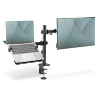 DIGITUS Single Monitorhalterung & Notebookhalterung, 1x32", 2x 9 kg