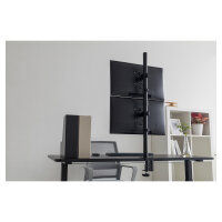 DIGITUS Dual Vertikal Monitorhalterung, 2x 32", 2x 8 kg