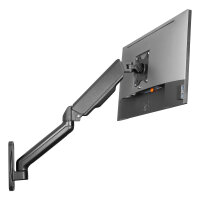 DIGITUS Universelle Monitor-Wandhalterung mit Gasdruckfeder und Schwenkarm