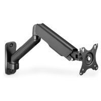 DIGITUS Universelle Monitor-Wandhalterung mit Gasdruckfeder und Schwenkarm
