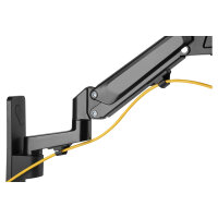 DIGITUS Universelle Monitor-Wandhalterung mit Gasdruckfeder und Schwenkarm