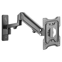 DIGITUS Universelle Monitor-Wandhalterung mit Gasdruckfeder und Schwenkarm