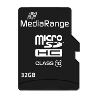 CARD 32GB Mediarange MicroSDHC Klasse 10 45 MB/s 15 MB/s