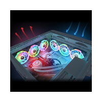 120mm Thermaltake SWAFAN EX12 RGB PC Cooling Fan TT Premium Edition 3 Pack