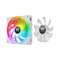 120mm Thermaltake SWAFAN EX12 RGB PC Cooling Fan White TT Premium Edition 3 Pack
