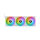 120mm Thermaltake SWAFAN EX12 RGB PC Cooling Fan White TT Premium Edition 3 Pack