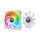 140mm Thermaltake SWAFAN EX14 RGB PC Cooling Fan White TT Premium Edition 3 Pack