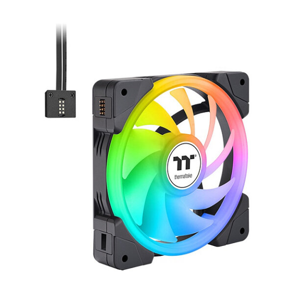 140mm Thermaltake SWAFAN EX14 ARGB PC Cooling Fan TT Premium Edition 3 Fan Pack