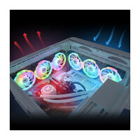 140mm Thermaltake SWAFAN EX14 ARGB PC Cooling Fan TT Premium Edition 3 Fan Pack