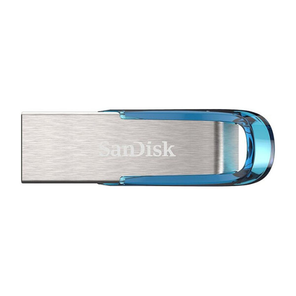 STICK 128 GB Sandisk Ultra Flair - 3.2 Gen 1 - Blau - Silber