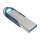 STICK 128 GB Sandisk Ultra Flair - 3.2 Gen 1 - Blau - Silber