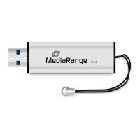 STICK 16GB USB 3.2 MEDIARANGE MR915 USB Type-A / Micro-USB Dia - Schwarz - Silber