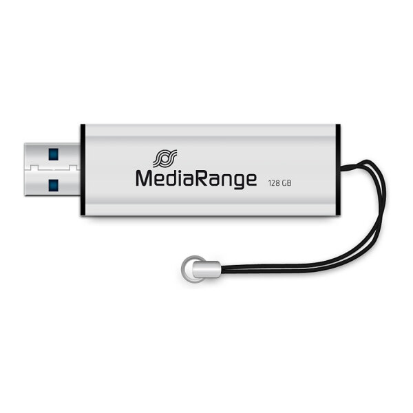 STICK 128GB USB 3.2 MEDIARANGE MR918 USB Type-A / Micro-USB - Dia - Schwarz - Silber