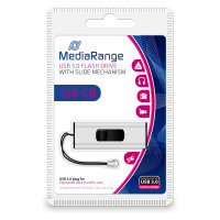 STICK 128GB USB 3.2 MEDIARANGE MR918 USB Type-A / Micro-USB - Dia - Schwarz - Silber