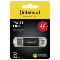 STICK 32GB USB 3.2 Intenso 3539480 Anthrazit