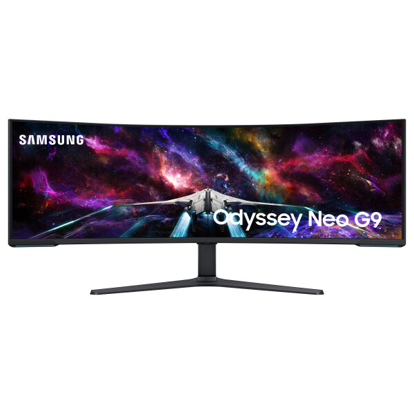 144cm/57" (7680x2160) Samsung Odyssey Neo G9 S57CG954NU 32:9 DualUHD VA Curved 1ms 240Hz DP HDMI USB Black/White