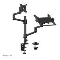 Neomounts DS20-425BL2 Tischhalterung für 17-27" Bildschirme und 11.6-17.3" Laptops - Schwarz