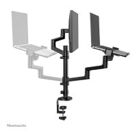 Neomounts DS20-425BL2 Tischhalterung für 17-27" Bildschirme und 11.6-17.3" Laptops - Schwarz