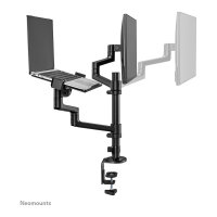 Neomounts DS20-425BL2 Tischhalterung für 17-27" Bildschirme und 11.6-17.3" Laptops - Schwarz
