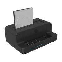 ICY BOX IB-2914MSCL-C31 Klon- und DockingStation für M.2 NVMe SSD und 3.5"/2.5" SATA HDD/SSD
