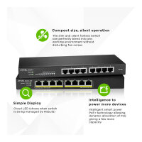 8P Zyxel GS1915-8EP POE M