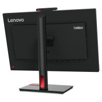 61cm/24" (1920x1080) Lenovo ThinkVision T24v-30 16:9 FHD IPS 75Hz 4ms HDMI VGA DP Speaker Webcam Black