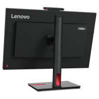61cm/24" (1920x1080) Lenovo ThinkVision T24v-30 16:9 FHD IPS 75Hz 4ms HDMI VGA DP Speaker Webcam Black
