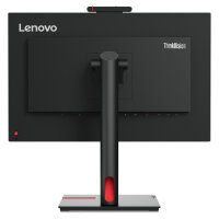 61cm/24" (1920x1080) Lenovo ThinkVision T24v-30 16:9 FHD IPS 75Hz 4ms HDMI VGA DP Speaker Webcam Black
