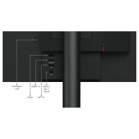 61cm/24" (1920x1080) Lenovo ThinkCentre Tiny-in-One 24 Gen 5 FHD IPS 60Hz 4ms HDMI DP LS Black