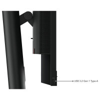 61cm/24" (1920x1080) Lenovo ThinkCentre Tiny-in-One 24 Gen 5 FHD IPS 60Hz 4ms HDMI DP LS Black