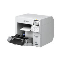 Epson CW-C4000e (bk) Desktop-Farbetikettendrucker mit glänzender Schwarztinte