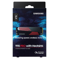 M.2 4TB Samsung 990 PRO Heatsink NVMe PCIe 4.0 x 4 retail