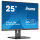 63,36cm/25" (1920x1200) iiyama Prolite XUB2595WSU-B5 LED IPS 16:10 4ms VGA HDMI DP USB LS Pivot Black