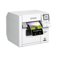 Epson CW-C4000e (mk) Desktop-Farbetikettendrucker mit mattschwarzer Tinte