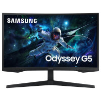 68,6xm/27" (2560x1440) Samsung Odyssey G5 Gaming G55C S27CG554EU 16:9 QHD 1ms 165Hz HDR10 HDMI DP Black
