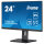 60,5cm/24" (1920x1080) iiyama ProLite XUB2492HSU-B6 FHD IPS 100Hz 0,4ms 16:9 HDMI DP USB Pivot LS Black