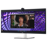 86,71cm/34" (3440x1440) Dell P3424WEB 21:9 Curved WQHD IPS 60Hz 5ms HDMI DP RJ45 Webcam USB-C VESA Black/Silver