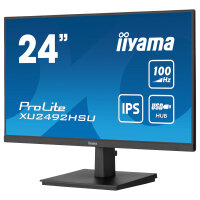 60,5cm/23,8" (1920×1080) iiyama ProLite XU2492HSU-B6 16:9 IPS 0,4 ms (MPRT) 100Hz HDMI DisplayPort USB Hub Speakers VESA Black