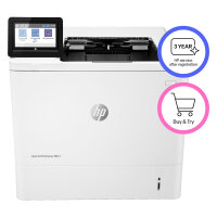L HP LaserJet Enterprise M612dn S/W-Laserdrucker 71 S./Min. LAN Duplex