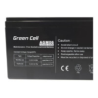 Green Cell Ersatzbatterie AGM06 12V/9Ah