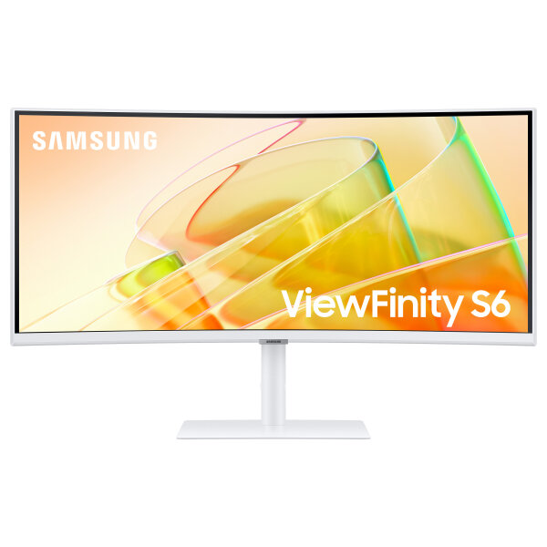 86,4cm/34" (3440x1440) Samsung ViewFinity S6 S34C650TAU 21:9 UWQHD Curved 5ms 100Hz HDR10 2xThunderbolt 4 HDMI DP Speaker White