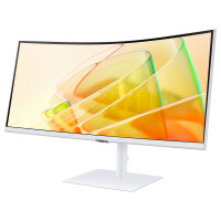 86,4cm/34" (3440x1440) Samsung ViewFinity S6 S34C650TAU 21:9 UWQHD Curved 5ms 100Hz HDR10 2xThunderbolt 4 HDMI DP Speaker White