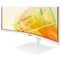 86,4cm/34" (3440x1440) Samsung ViewFinity S6 S34C650TAU 21:9 UWQHD Curved 5ms 100Hz HDR10 2xThunderbolt 4 HDMI DP Speaker White